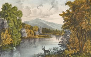 Lago Moosehead, Maine, 1857-72 de Currier and Ives