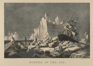 Atrapado en el hielo, 1876-94 de Currier and Ives