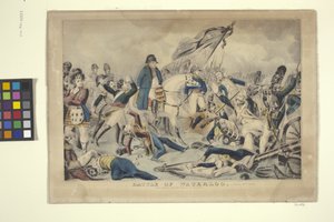 Batalla de Waterloo, 18 de junio de Nathaniel Currier