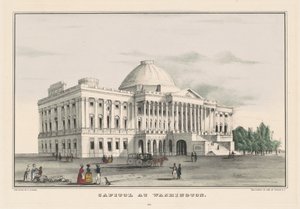 Capitolio en Washington de Nathaniel Currier