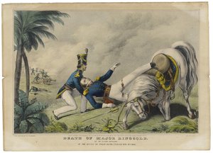 Muerte del Mayor Ringgold de Nathaniel Currier