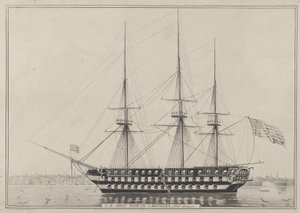 Buque estadounidense North Carolina, 102 cañones, 1843