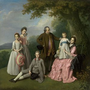 La familia Pybus de Nathaniel Dance-Holland