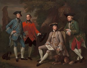 James Grant de Grant, John Mytton, el Hon. Thomas Robinson, y Thomas Wynne