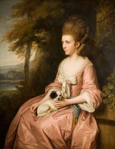 Retrato de la señorita Hargreaves, 1750-1800 de Nathaniel Dance Holland