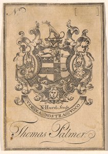 Ex libris de Thomas Palmer de Nathaniel Hurd