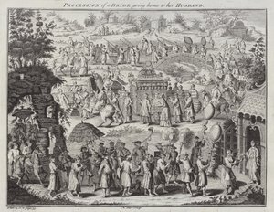Procesión de una novia yendo a casa de su esposo de Nathaniel Parr