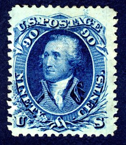 90c Washington F Grill único, 1867-1868