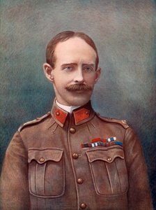 Teniente General Ian Hamilton, comandante de la División de Infantería Montada, Fuerza de Campo de Sudáfrica, 190 de Navy and Army