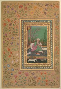 Ilustración de Ustad Mansur, conocido como Nãdir-al-‘As de Nãdir al ’Asr Ustad Mansur