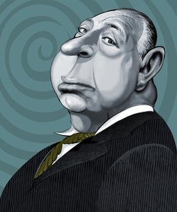 Alfred Hitchcock, 2022 (digital) de Neale Osborne