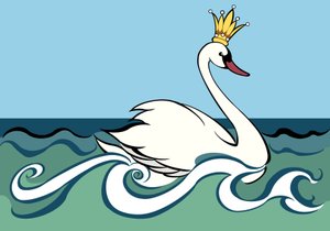 Swan Princess, 2022 (digital) de Neale Osborne