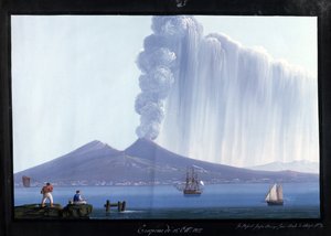 Nápoles: Erupción del Vesubio, 26 de octubre de 1822