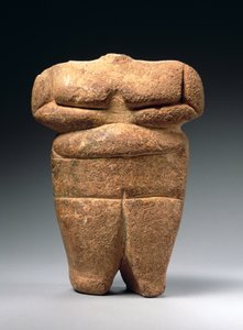 Figura neolítica, Grecia, c.4500-4000 a.C. (caliza)
