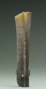 Cincel bifurcado (zhang), Cultura Qijia, c.2500-2000 a.C.