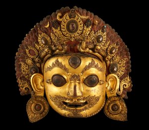Cabeza de Bhairava, c. siglo XVI de Nepalese School