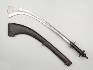 Espada Kora y vaina de Nepalese School