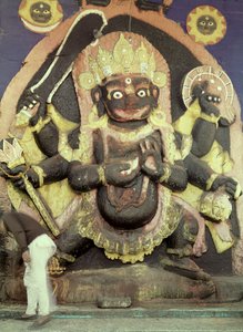 Relieve de Kali en Durbar Square