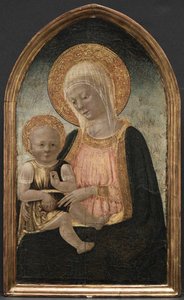 Virgen y Niño, c. 1460 de Neri de Bicci