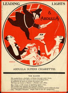 Cigarrillos Abdulla, 1920s de Nerman