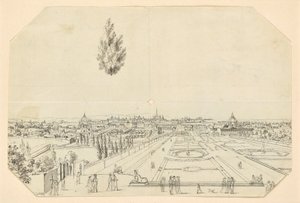 Vista de Viena desde el Belvedere de Leopold Blonder