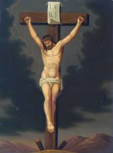 Cristo en la cruz de Leopold Blonder