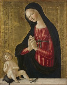 Virgin and Child with a Goldfinch de Neroccio de