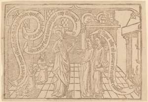 Página de "Canticum Canticorum": 2ª Edición de Netherlandish 15th Century