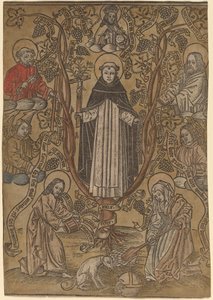 El Árbol Genealógico de los Dominicos de Netherlandish 15th Century