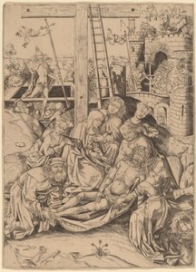 La lamentación de Netherlandish 15th Century