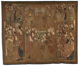 El triunfo de Cristo ("El tapiz de Mazarin") de Netherlandish 16th Century