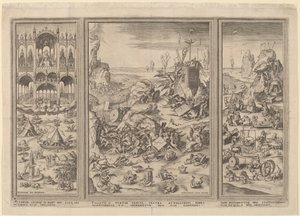 El Juicio Final Tríptico de Netherlandish 16th Century after Hieronymus Bosch, Hieronymus Cock