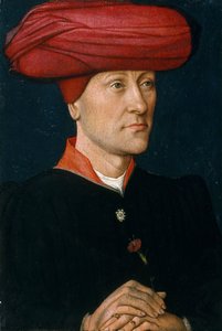 Retrato de un hombre con caperuza de Netherlandish Painter