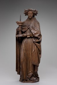 Ángel sosteniendo un candelabro, c.1480-1500