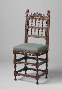 Silla tallada, c. 1620-50