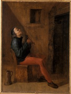 Viejo tocando la gaita de Netherlandish School