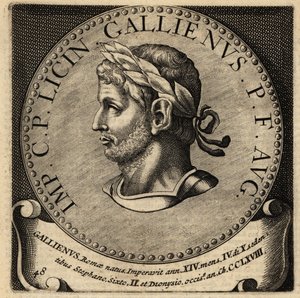 Retrato del emperador romano Galieno de Netherlandish School
