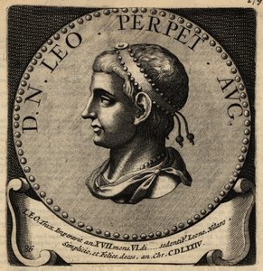 Retrato del emperador romano León I de Netherlandish School
