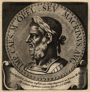 Retrato del emperador romano Macrino de Netherlandish School