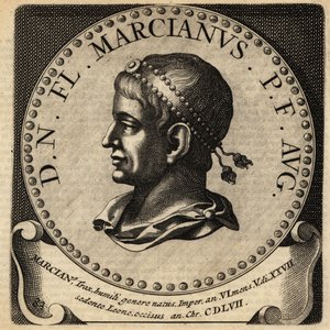 Retrato del emperador romano Marciano de Netherlandish School