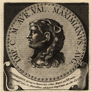 Retrato del Emperador Romano Maximiano de Netherlandish School