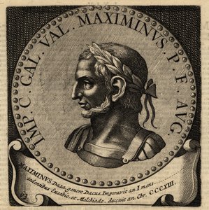 Retrato del emperador romano Maximino II de Netherlandish School