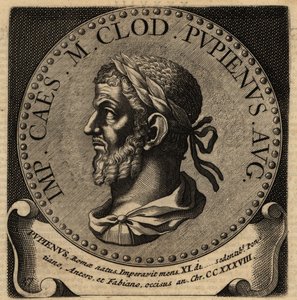 Retrato del Emperador Romano Pupienus de Netherlandish School