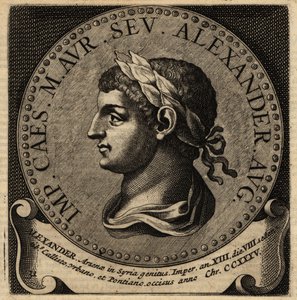 Retrato del emperador romano Severo Alejandro de Netherlandish School