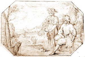 Las cuatro estaciones: Verano - Cosecha, c.1675 de Netherlandish School