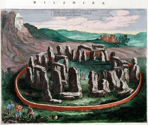 Vista de Stonehenge de Netherlandish School