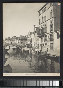 Exterior de la casa de Tintoretto en Venecia Venecia - Casa del Tintoretto (título sobre objeto) de Neue Photographische Gesellschaft