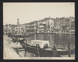 Vista del Gran Canal de Venecia Venecia - Gran Canal - Veduta generale (título sobre objeto)