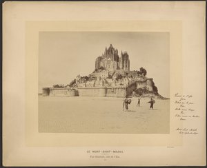 Mont-Saint-Michel, Vista general, lado este de Neurdein freres