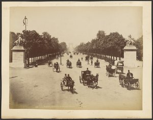 París: Avenida de los Campos Elíseos de Neurdein freres